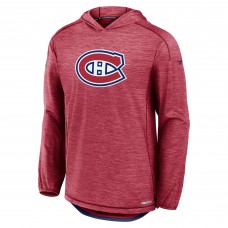 Толстовка Montreal Canadiens Fanatics Red Authentic Pro Rink Lightweight