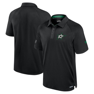 Dallas Stars Fanatics Authentic Pro Rink Polo - Black