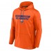 New York Islanders Fanatics Orange Authentic Pro Rink Fleece Pullover Hoodie
