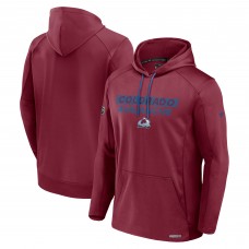 Толстовка Colorado Avalanche Fanatics Burgundy Authentic Pro Rink Fleece