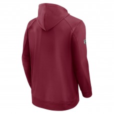 Толстовка Colorado Avalanche Fanatics Burgundy Authentic Pro Rink Fleece