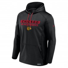 Толстовка Chicago Blackhawks Fanatics Authentic Pro Rink Fleece - Black