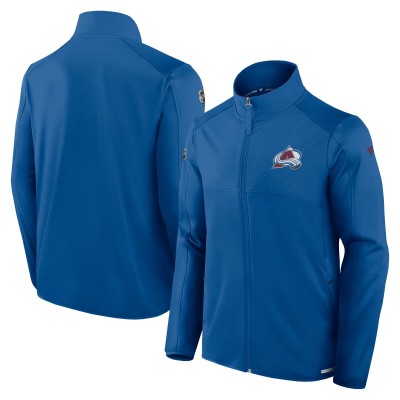 Кофта на молнии Colorado Avalanche Fanatics Blue Authentic Pro Rink Fleece