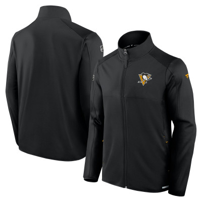 Куртка Pittsburgh Penguins Fanatics Black Authentic Pro Rink Fleece Full-Zip