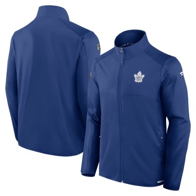 Кофта на молнии Toronto Maple Leafs Fanatics Blue Authentic Pro Rink Fleece