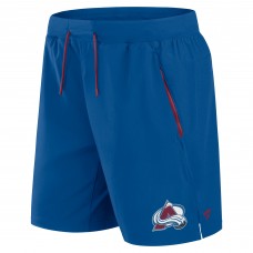 Шорты Colorado Avalanche Fanatics Blue Authentic Pro Rink Performance