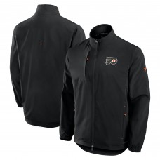 Philadelphia Flyers Fanatics Black Authentic Pro Rink Coaches Full-Zip Jacket