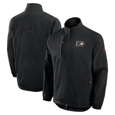 Philadelphia Flyers Fanatics Black Authentic Pro Rink Coaches Full-Zip Jacket
