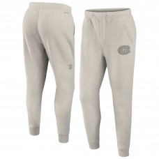Montreal Canadiens Fanatics Cream Authentic Pro Road Fleece Sweatpants