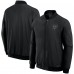 Pittsburgh Penguins Fanatics Black Authentic Pro Road Full-Zip Bomber Jacket