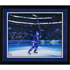 Фото с автографом Max Domi Toronto Maple Leafs Fanatics Authentic 16" x 20" Blue Jersey Intro