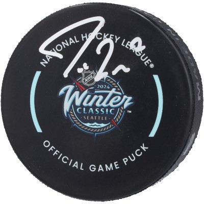 Шайба с автографом Jordan Eberle Seattle Kraken Fanatics Authentic 2024 Winter Classic Hockey