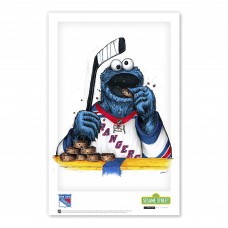 New York Rangers Cookie Monster 11 x 17 Sesame Street Poster Print New York Rangers Cookie Monster 11 x 17 Sesame Street Poster Print