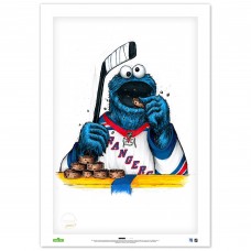 New York Rangers Cookie Monster 24 x 36 Sesame Street Limited Edition Fine Art Print New York Rangers Cookie Monster 24 x 36 Sesame Street Limited Edition Fine Art Print