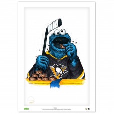 Pittsburgh Penguins Cookie Monster 24 x 36 Sesame Street Limited Edition Fine Art Print