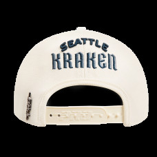 Бейсболка Seattle Kraken Pro Standard Cream Retro Classic Logo