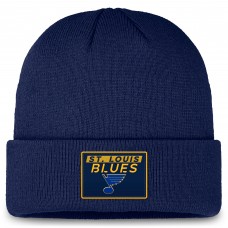 Шапка St. Louis Blues Fanatics Authentic Pro Cuffed Knit - Navy