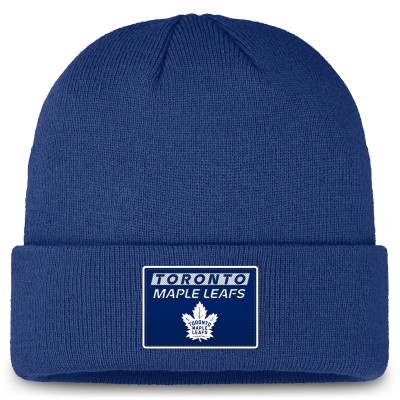 Шапка Toronto Maple Leafs Fanatics Authentic Pro Cuffed Knit - Blue