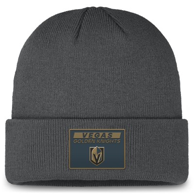 Шапка Vegas Golden Knights Fanatics  Authentic Pro Cuffed Knit - Gray