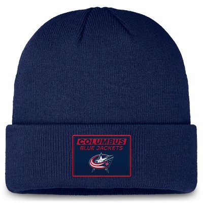 Шапка Columbus Blue Jackets Fanatics Authentic Pro Cuffed Knit - Navy
