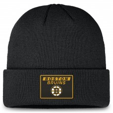 Шапка Boston Bruins Fanatics Black Authentic Pro Cuffed Knit