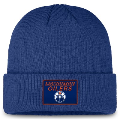 Шапка Edmonton Oilers Fanatics Royal Authentic Pro Cuffed Knit