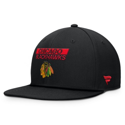 Бейсболка Chicago Blackhawks Fanatics Authentic Pro Prime - Black
