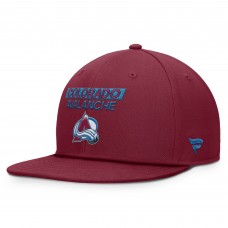 Бейсболка Colorado Avalanche Fanatics Burgundy Authentic Pro Prime