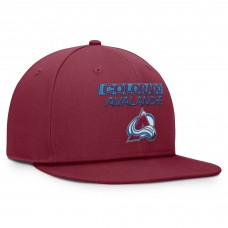 Бейсболка Colorado Avalanche Fanatics Burgundy Authentic Pro Prime