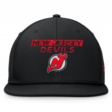 Бейсболка New Jersey Devils Fanatics Black Authentic Pro Prime