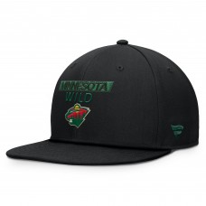 Бейсболка Minnesota Wild Fanatics Black Authentic Pro Prime