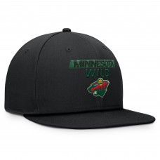 Бейсболка Minnesota Wild Fanatics Black Authentic Pro Prime