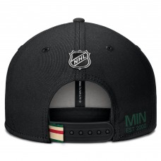 Бейсболка Minnesota Wild Fanatics Black Authentic Pro Prime