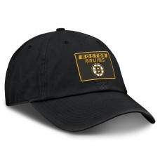 Boston Bruins Fanatics Black Authentic Pro Prime Adjustable Hat