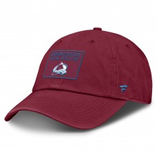 Бейсболка Colorado Avalanche Fanatics Burgundy Authentic Pro Prime