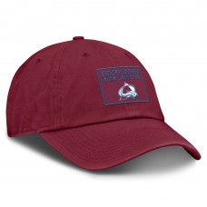 Бейсболка Colorado Avalanche Fanatics Burgundy Authentic Pro Prime