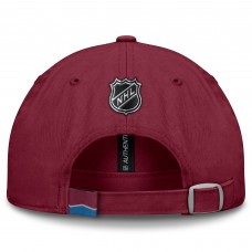 Бейсболка Colorado Avalanche Fanatics Burgundy Authentic Pro Prime