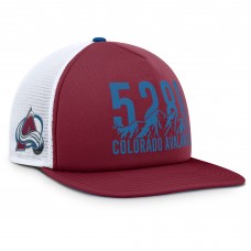 Бейсболка Colorado Avalanche Fanatics Burgundy/Blue Authentic Pro Hometown Rink Foam Trucker