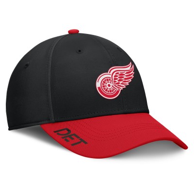 Бейсболка Detroit Red Wings Fanatics Authentic Pro Rink - Black/Red