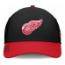 Бейсболка Detroit Red Wings Fanatics Authentic Pro Rink - Black/Red