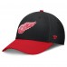Бейсболка Detroit Red Wings Fanatics Authentic Pro Rink - Black/Red