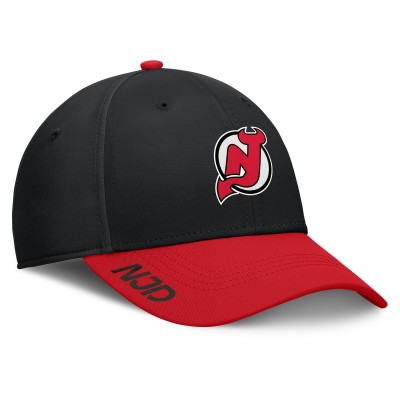 Бейсболка New Jersey Devils Fanatics Black/Red Authentic Pro Rink