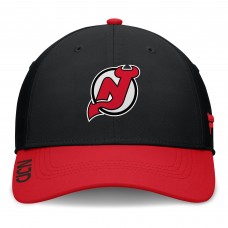 Бейсболка New Jersey Devils Fanatics Black/Red Authentic Pro Rink
