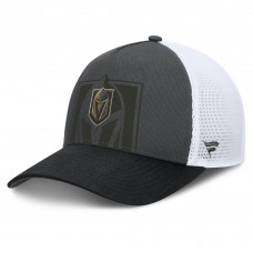 Бейсболка Vegas Golden Knights Fanatics Gray/Black Authentic Pro A-Frame Rink