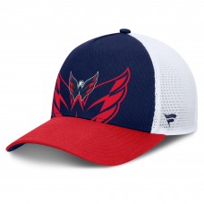 Бейсболка Washington Capitals Fanatics Navy/Red Authentic Pro A-Frame Rink