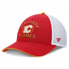 Бейсболка Calgary Flames Fanatics Red/White Authentic Pro Rink