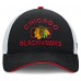 Бейсболка Chicago Blackhawks Fanatics Authentic Pro Rink Trucker - Black/White