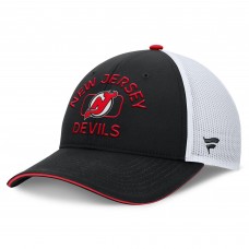 Бейсболка New Jersey Devils Fanatics Black/White Authentic Pro Rink