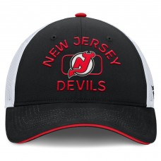 Бейсболка New Jersey Devils Fanatics Black/White Authentic Pro Rink