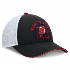 Бейсболка New Jersey Devils Fanatics Black/White Authentic Pro Rink